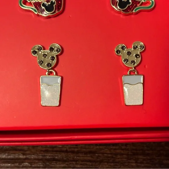 Baublebar Disney holiday earring set 3 pairs NIB - Picture 2 of 5